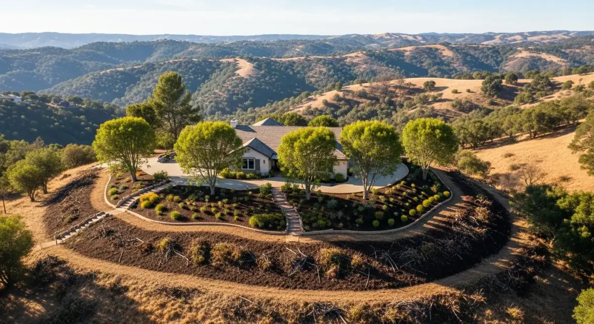 Defensible space fire prevention service