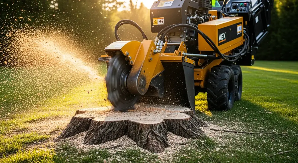 Stump grinding service in Perris