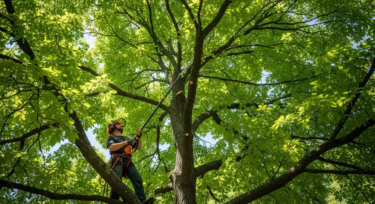 Professional tree trimming service